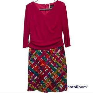 EUC The Perfect Dress 10 Mock Two Piece